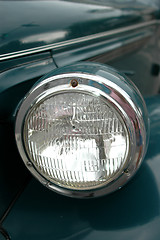 Image showing antique car head light