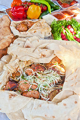 Image showing pork kebab