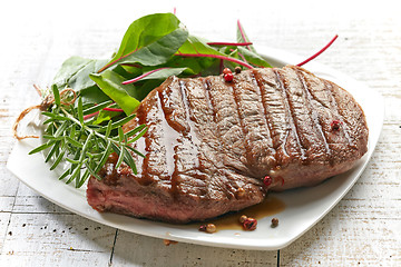 Image showing grilled beef steak