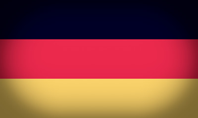 Image showing Retro look Flag of Germany