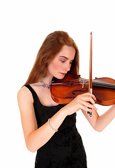 Image showing Woman playing the violin.