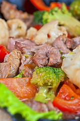 Image showing meat with vegetables