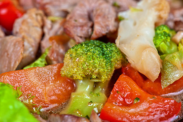 Image showing meat with vegetables