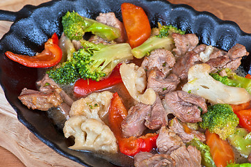 Image showing meat with vegetables