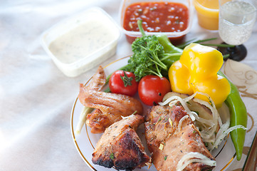 Image showing pork kebab