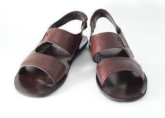 Image showing brown sandals