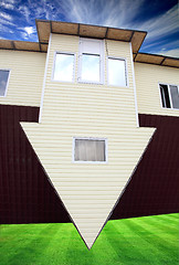 Image showing inverted house 