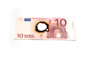 Image showing ten euro bill 