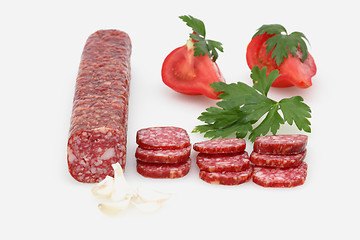 Image showing salami