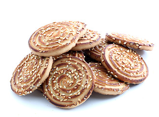 Image showing Sesame cookies