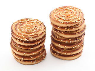 Image showing Sesame cookies