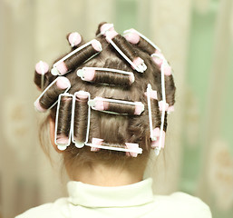 Image showing  hair curlers