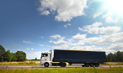 Image showing Truck on the road 