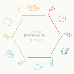 Image showing Infographic template