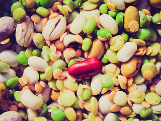 Image showing Retro look Beans salad