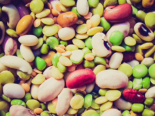 Image showing Retro look Beans salad