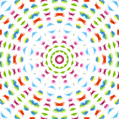 Image showing Abstract color pattern on white