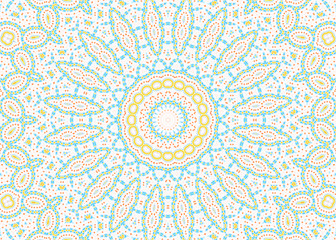 Image showing Abstract color pattern on white background