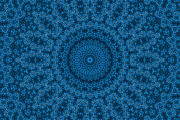 Image showing Blue background with abstract pattern