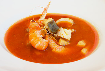 Image showing Bouillabaisse Soup