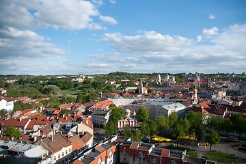 Image showing Vilnius panorama