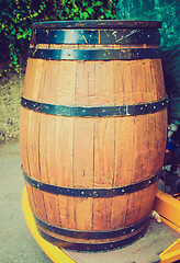 Image showing Retro look Barrel cask