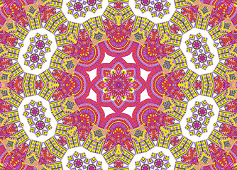 Image showing Bright abstract pattern