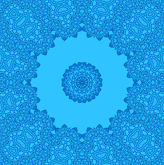 Image showing Abstract blue background with pattern