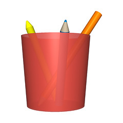 Image showing Pencil Jar