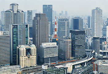 Image showing osaka city downtown