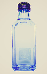 Image showing Retro look Alcohol bottle