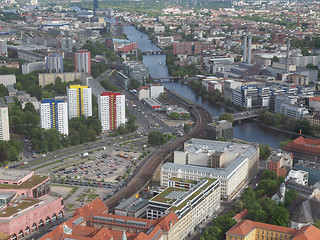 Image showing Berlin aerial view