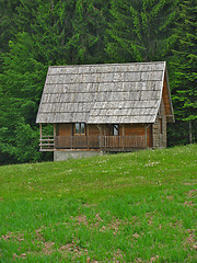 Image showing Wooden house