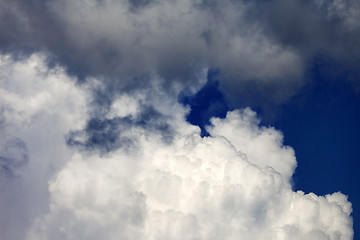 Image showing Blue sky with clouds before rain