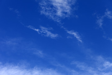 Image showing Blue sky and clouds at summer day