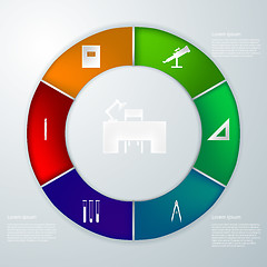 Image showing Vector infographic for education