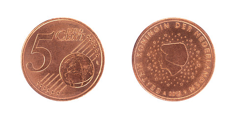 Image showing 5 euro cent coin