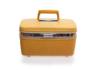 Image showing Vintage beaty case or make-up case