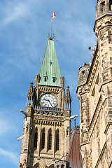 Image showing Canadian Parliament buildings in Ottawa, Canada