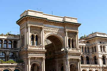 Image showing Galleria Vittorio Emanuele II in Milan
