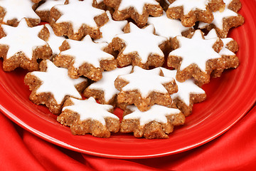Image showing Cinnamon star cookies