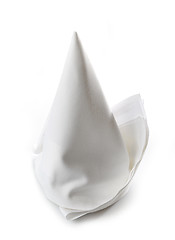 Image showing folded restaurant napkin