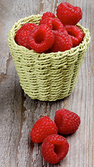 Image showing Raspberries