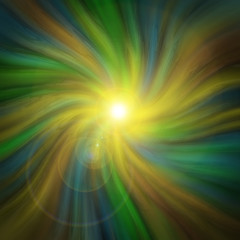 Image showing Pastel Vortex with Lens Flare