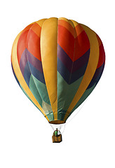 Image showing Hot-air Balloon Against White