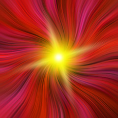 Image showing Red Vortex with a Starburst