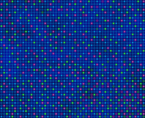 Image showing Repeating square pattern, predominantly blue, seamlessly tileabl