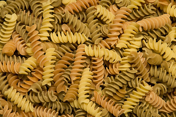 Image showing Multi-colored Fusilli