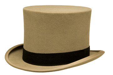 Image showing Vintage Gray Top Hat