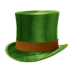 Image showing Green Top Hat